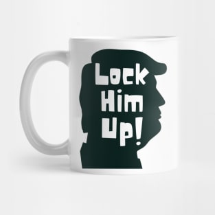 Lock him up silhouette Mug